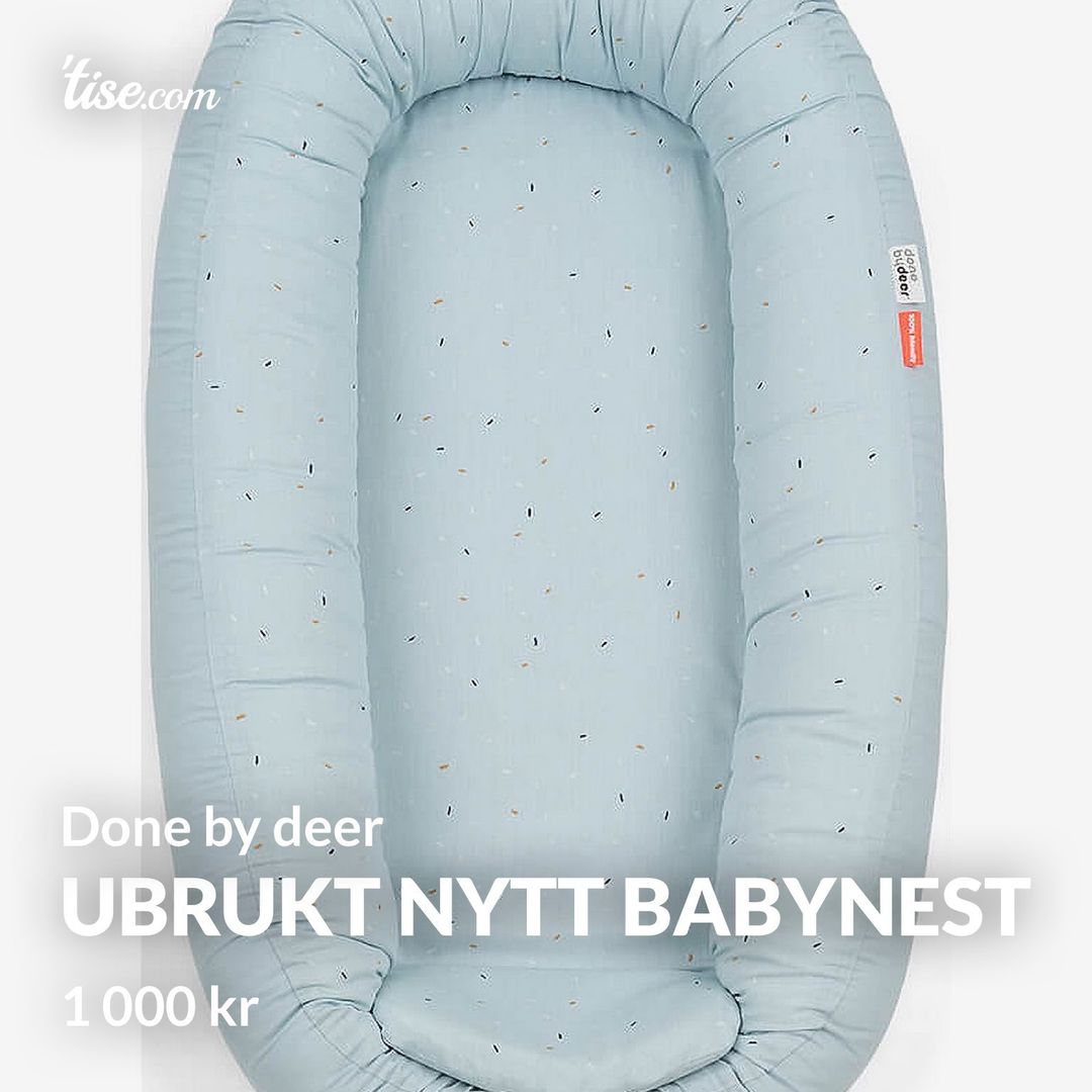 Ubrukt nytt babynest