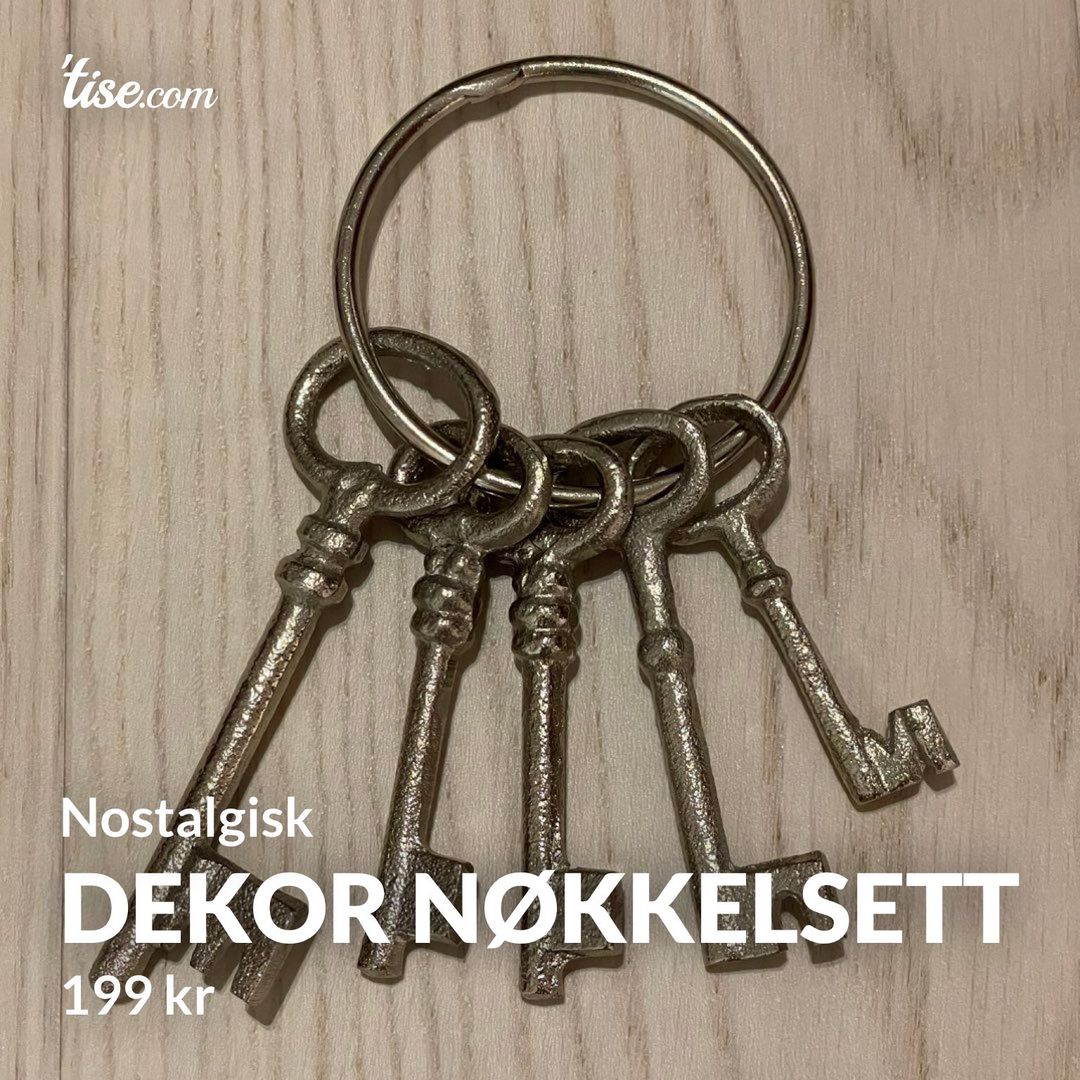 Dekor nøkkelsett