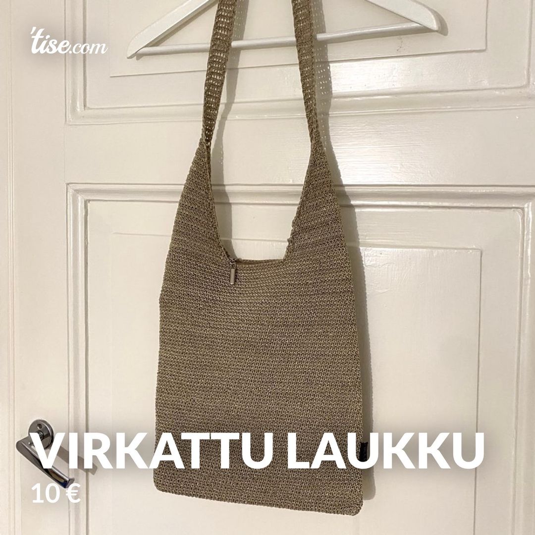 Virkattu laukku