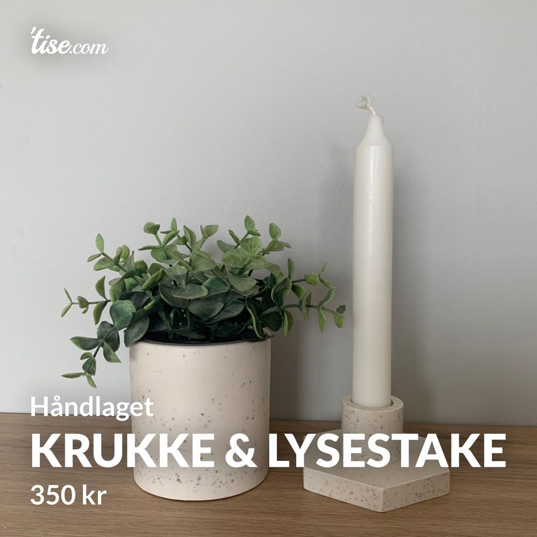 Krukke  lysestake