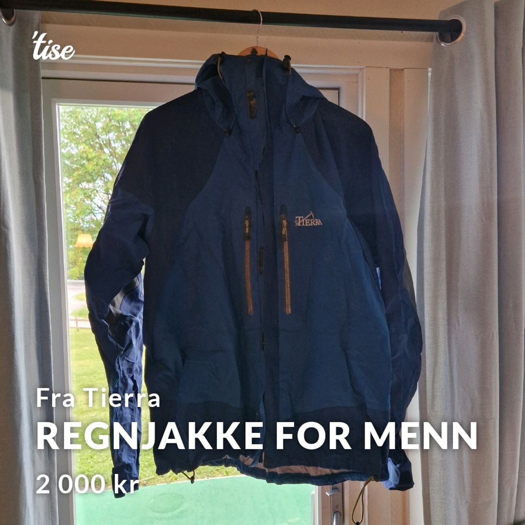 Regnjakke For Menn