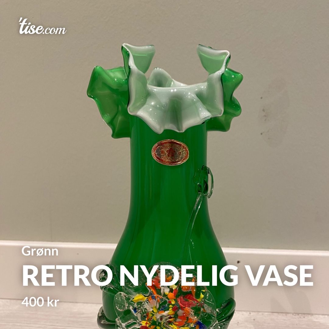 Retro nydelig vase