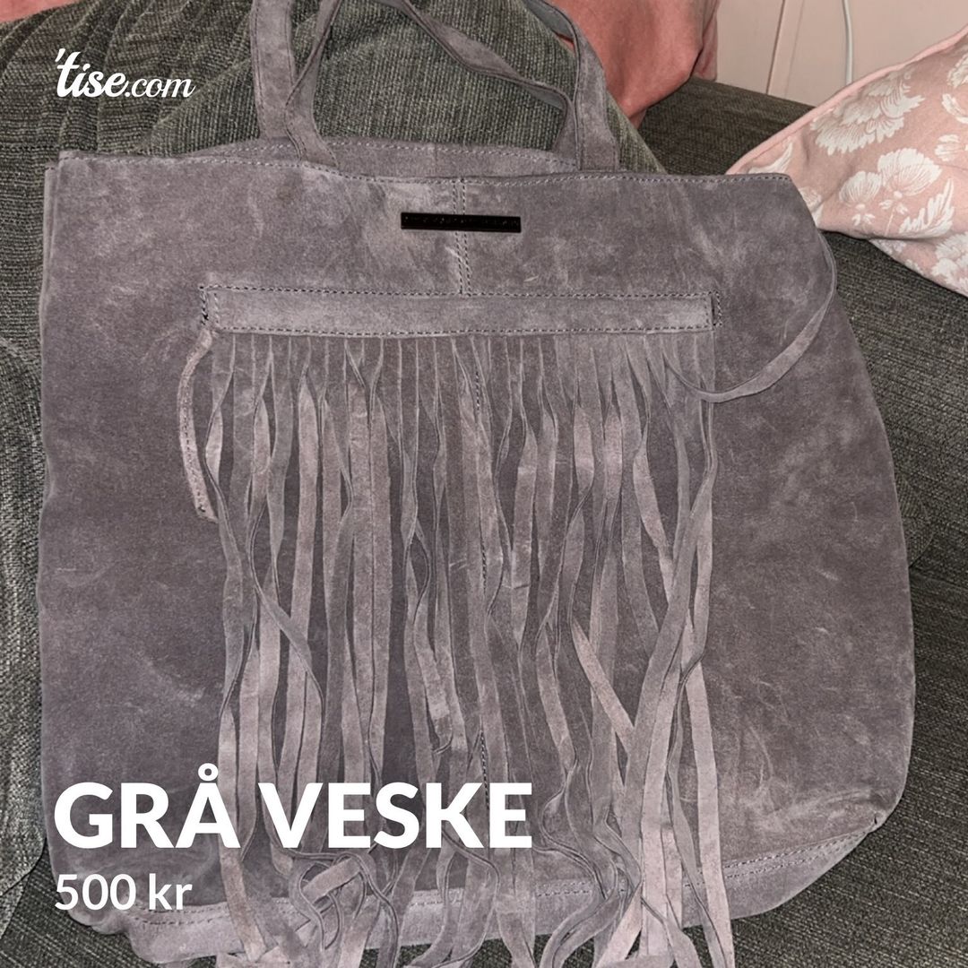 Grå veske