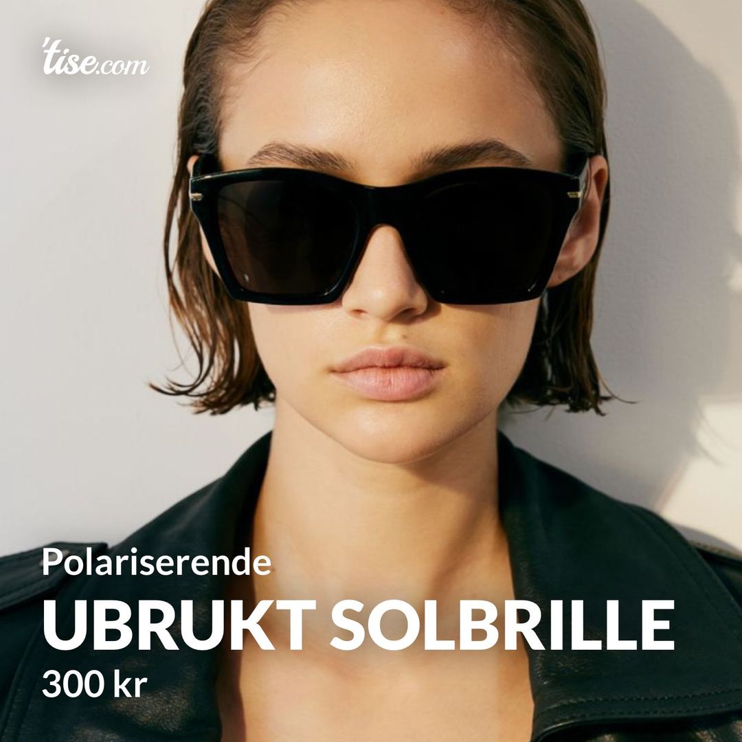 Ubrukt solbrille