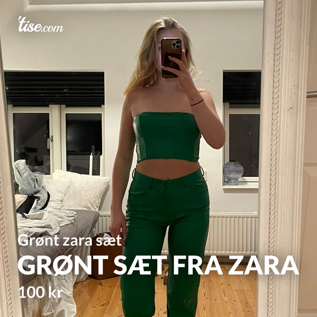 Grønt sæt fra zara