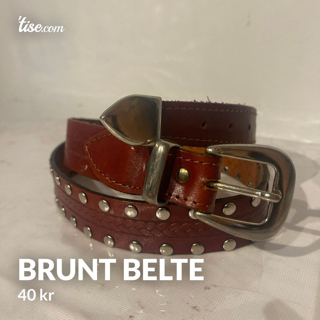 Brunt belte