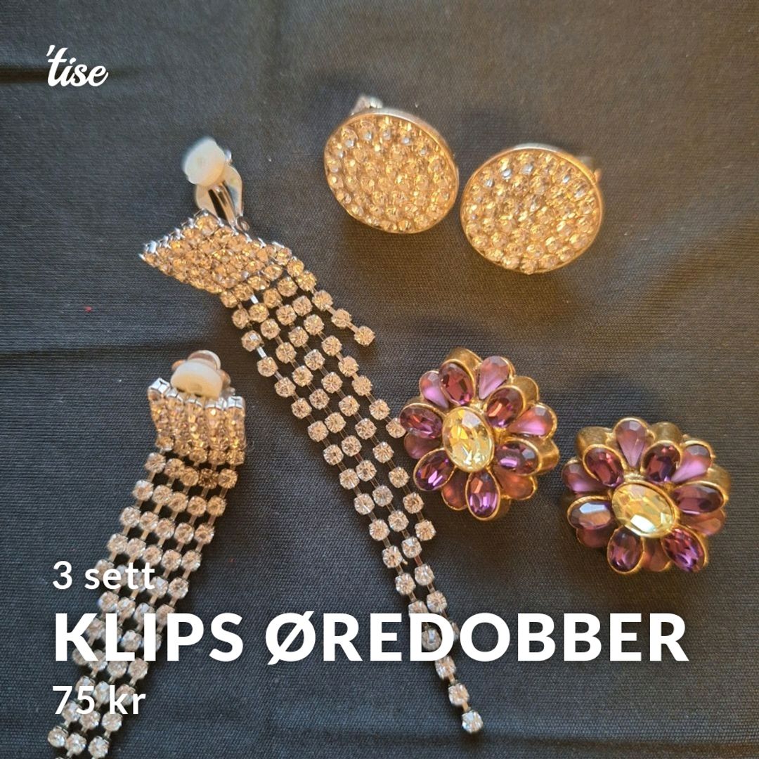 Klips Øredobber