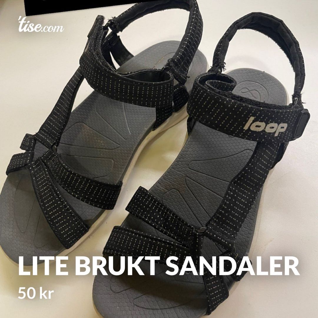 Lite brukt sandaler