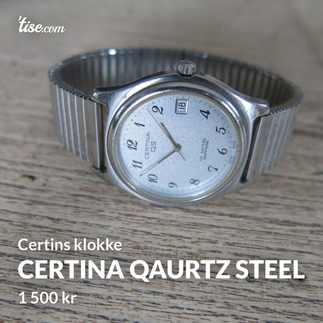 Certina qaurtz steel