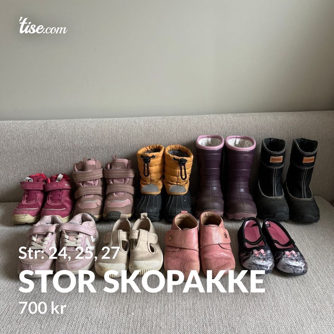 Stor skopakke