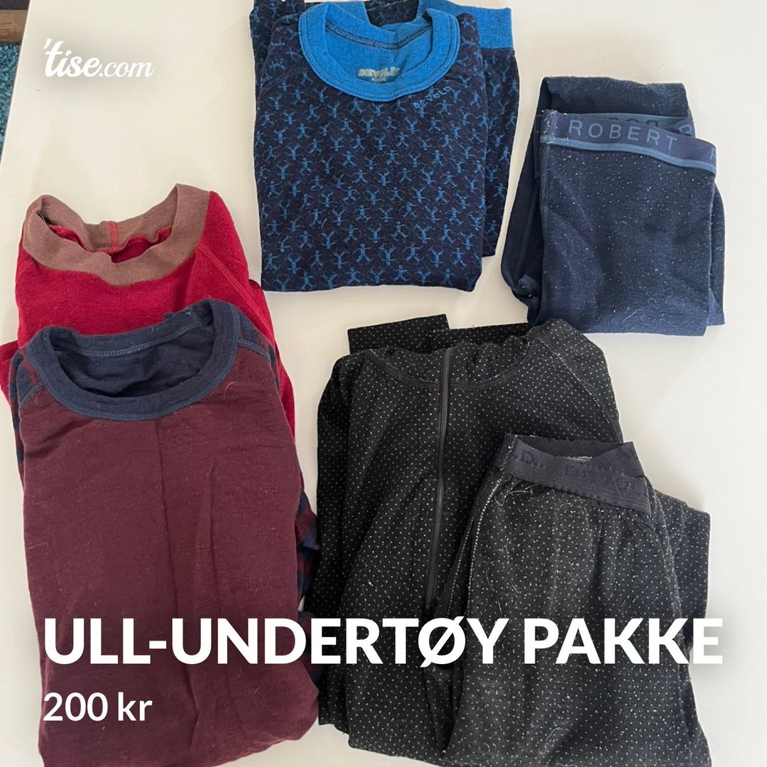 Ull-undertøy pakke