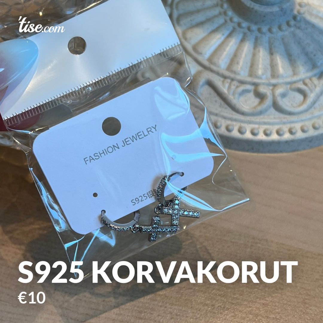 S925 korvakorut