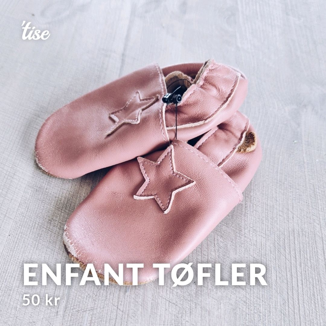 Enfant Tøfler