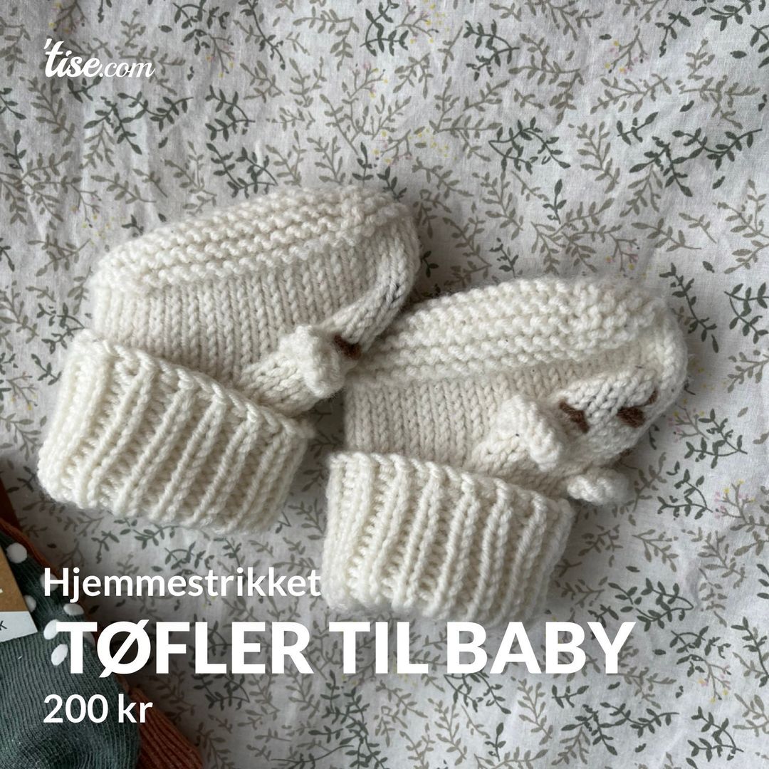 Tøfler til baby