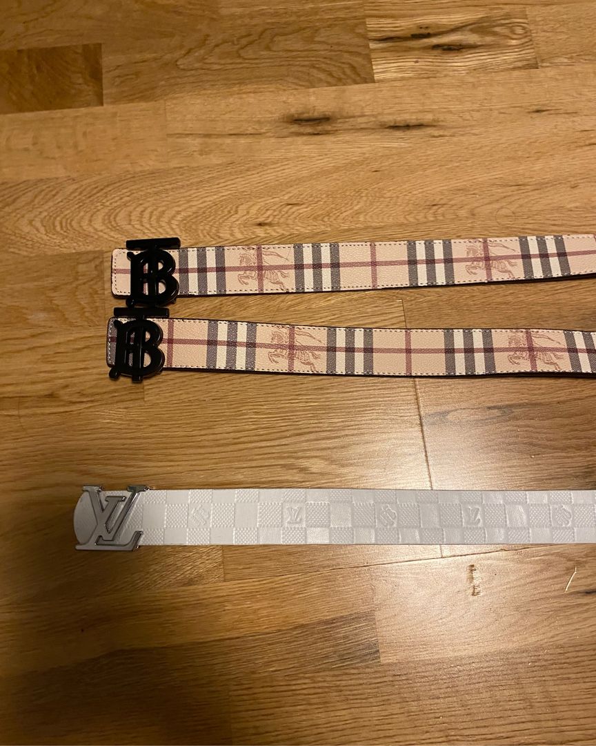 Burberry/LV belter