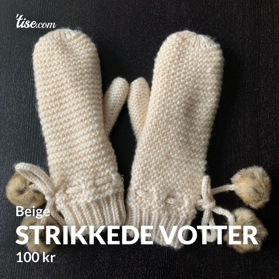 Strikkede votter