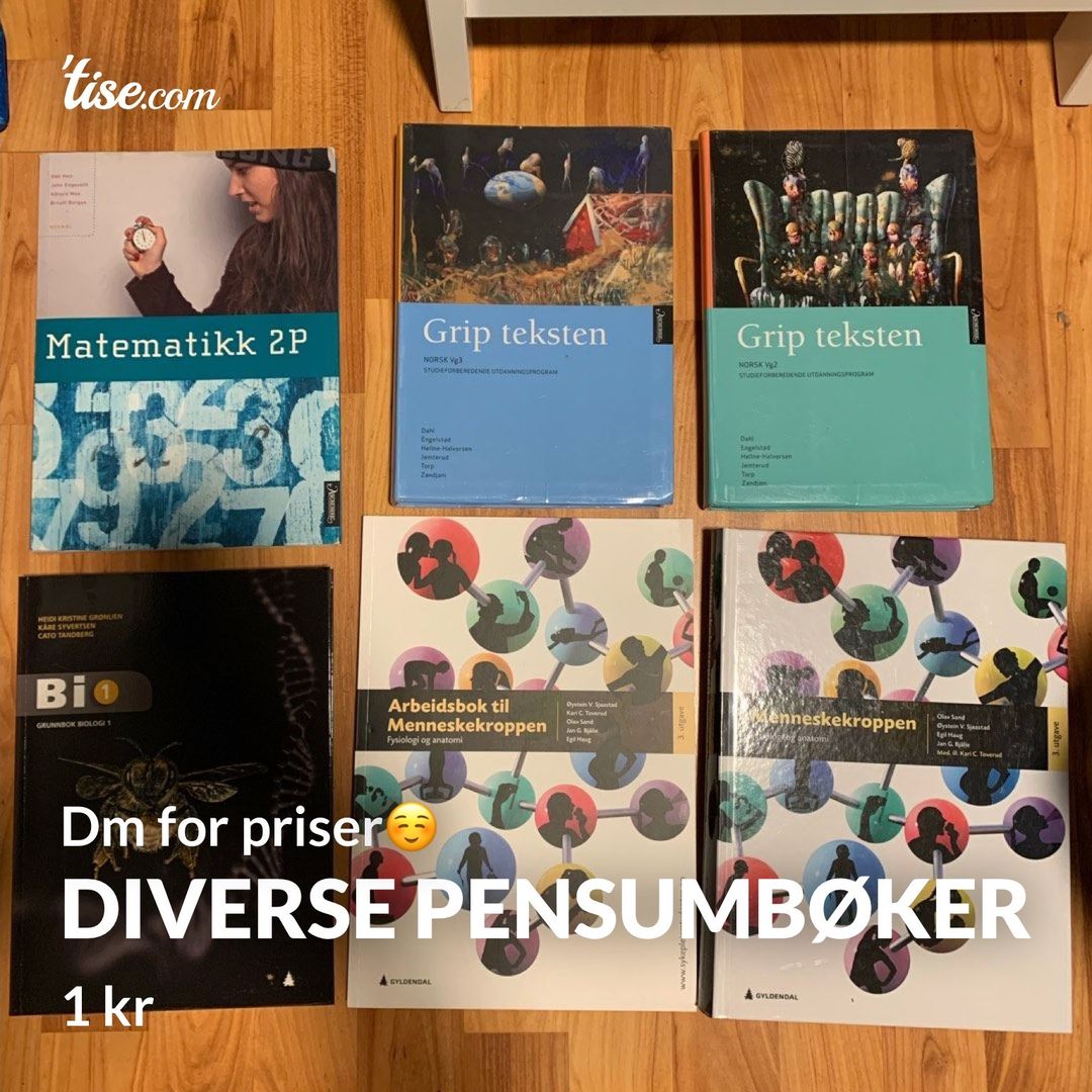 Diverse pensumbøker