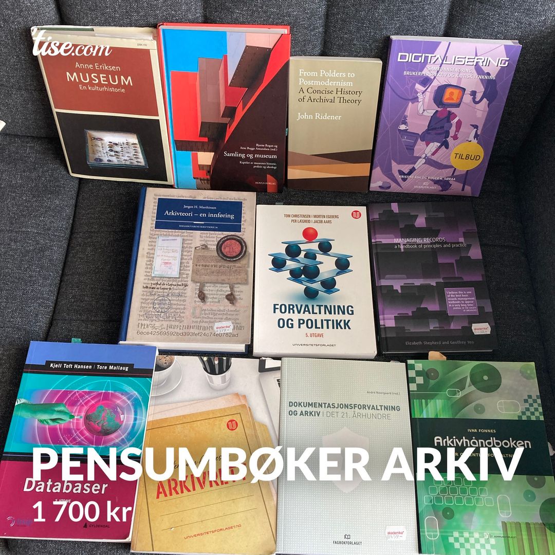 Pensumbøker arkiv