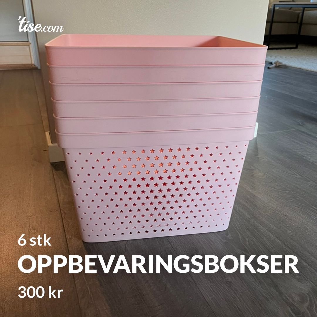 Oppbevaringsbokser