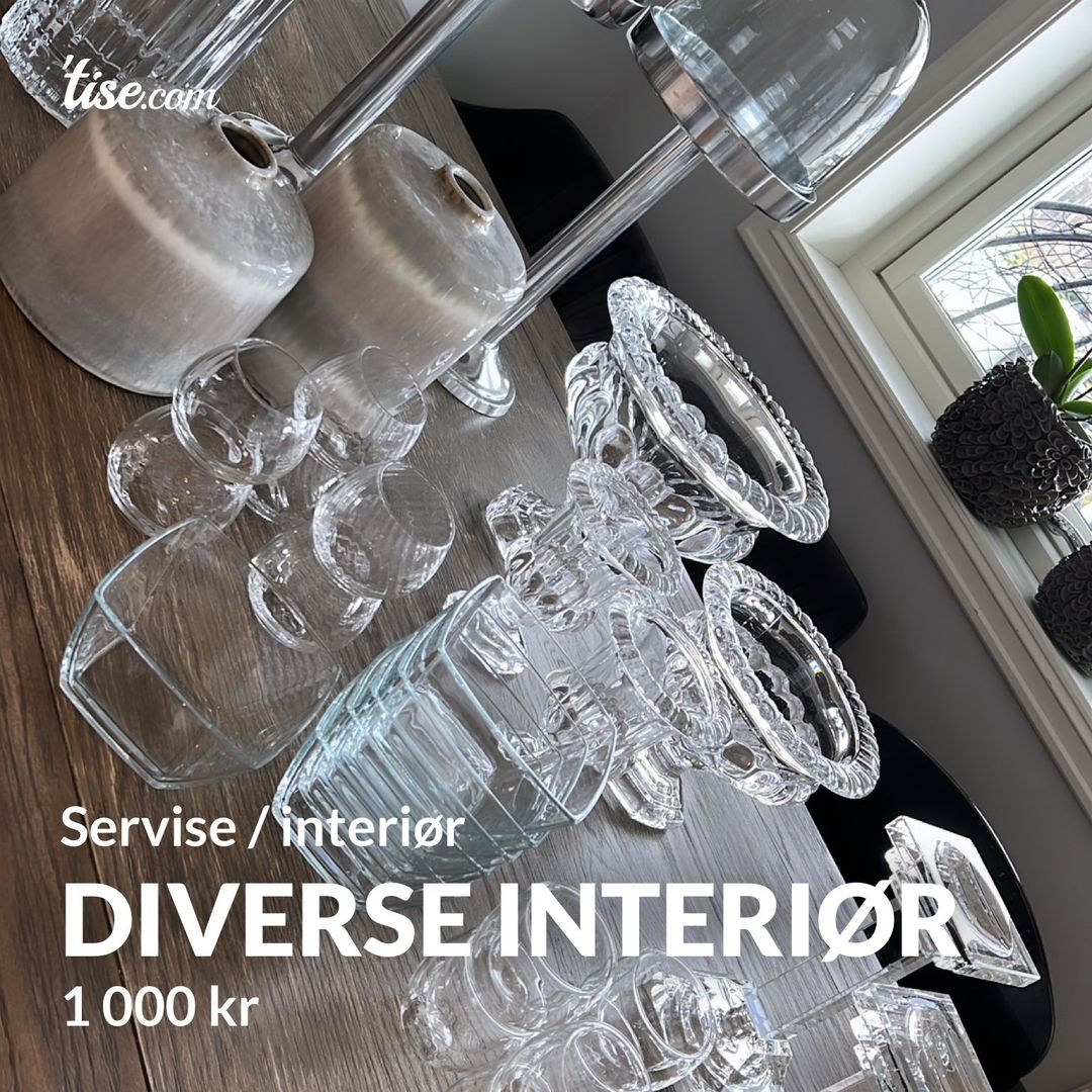 Diverse interiør