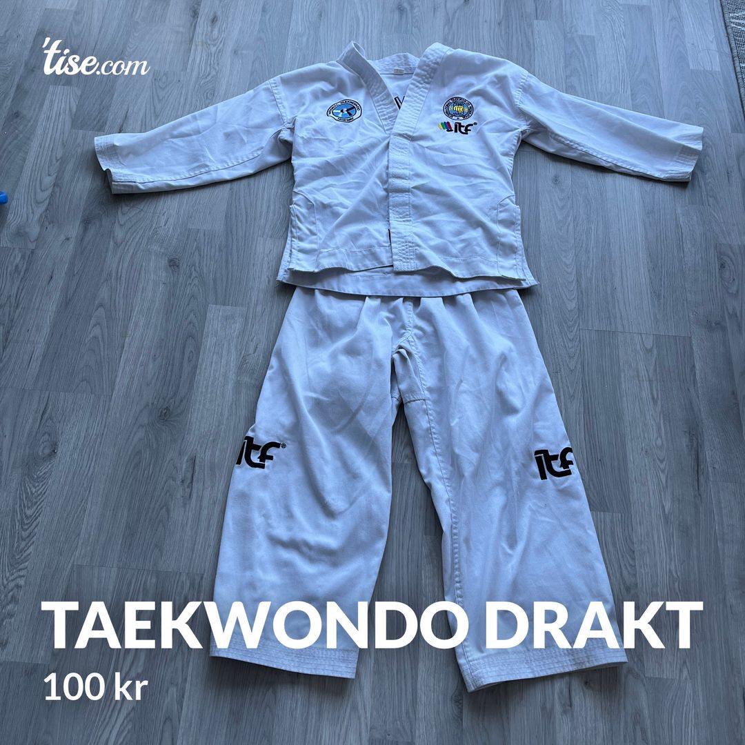 Taekwondo drakt