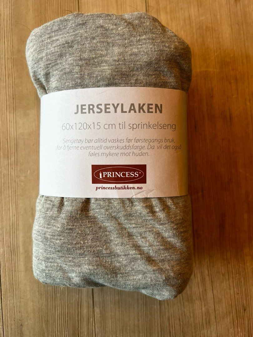 Uåpnet jerseylaken