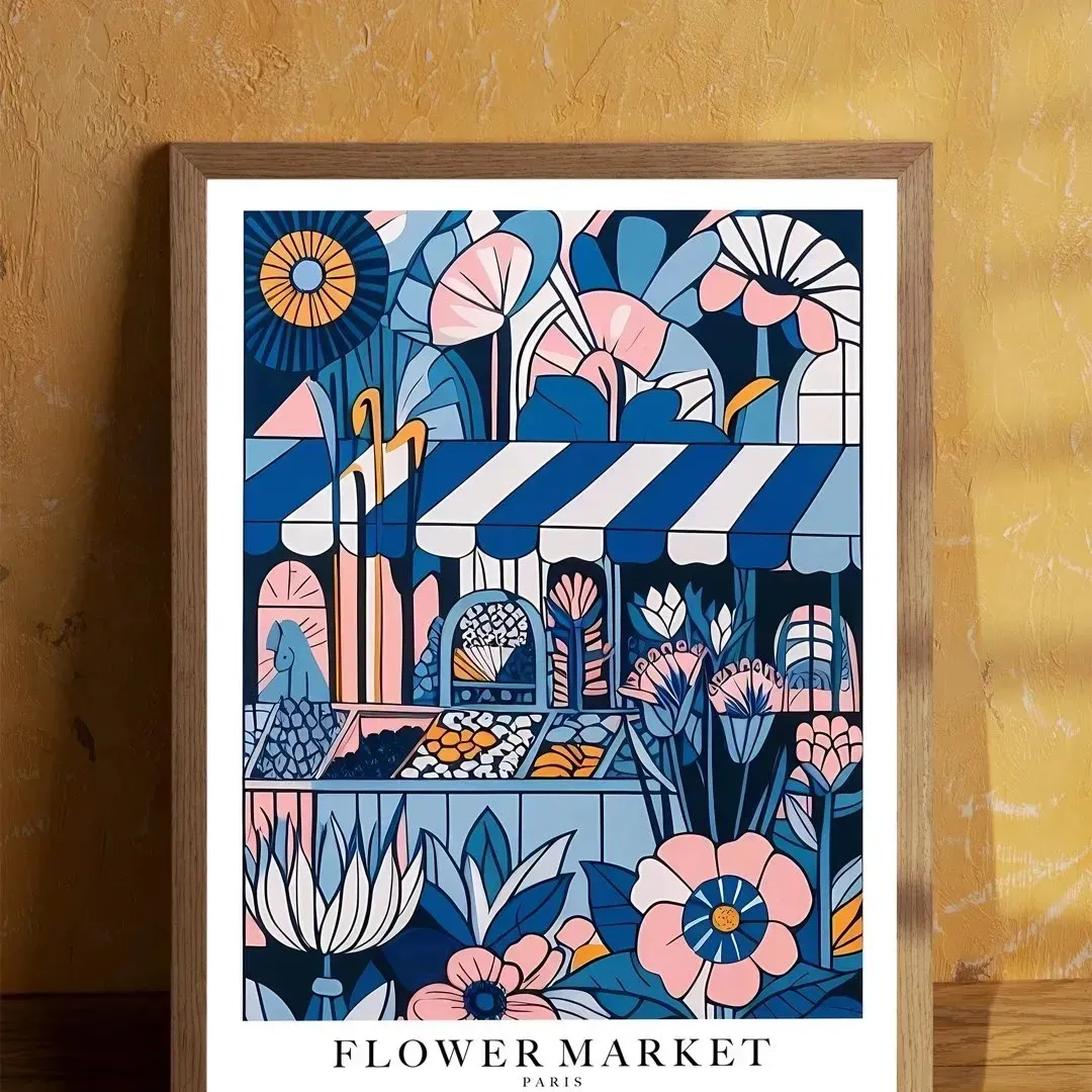 Flower Market Plakat