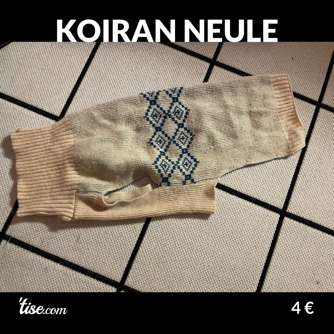 Koiran neule