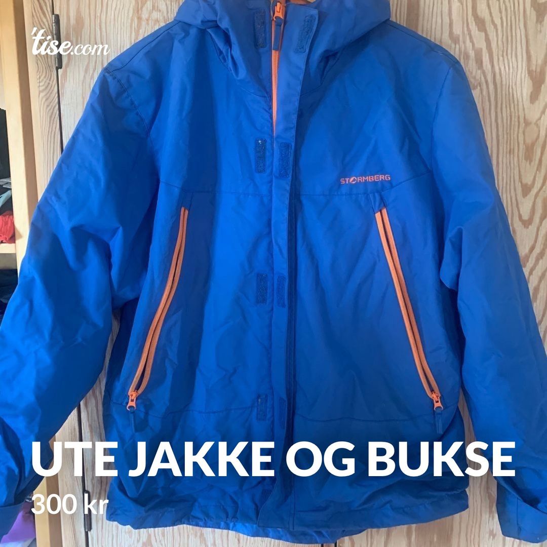 Ute jakke og bukse