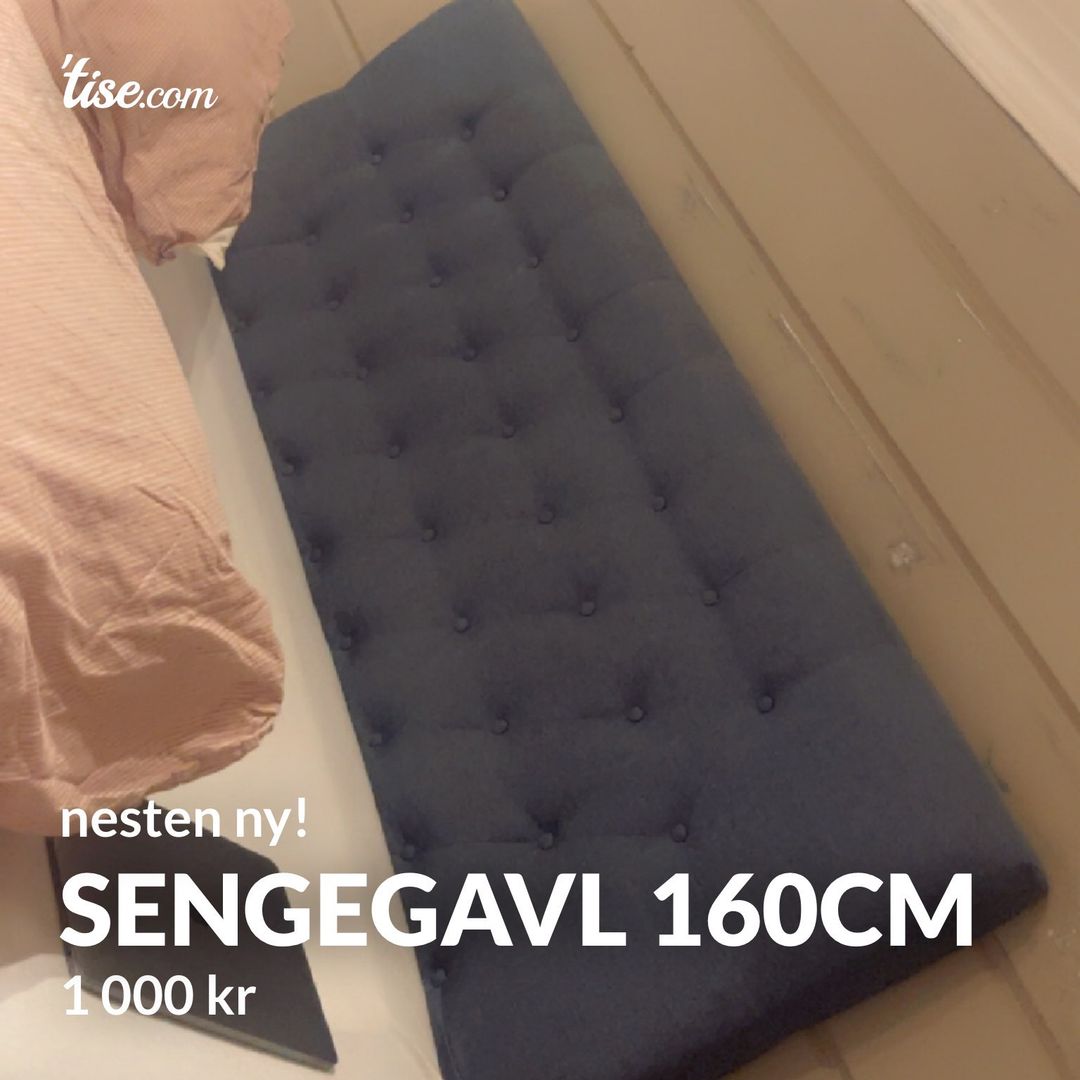 Sengegavl 160cm