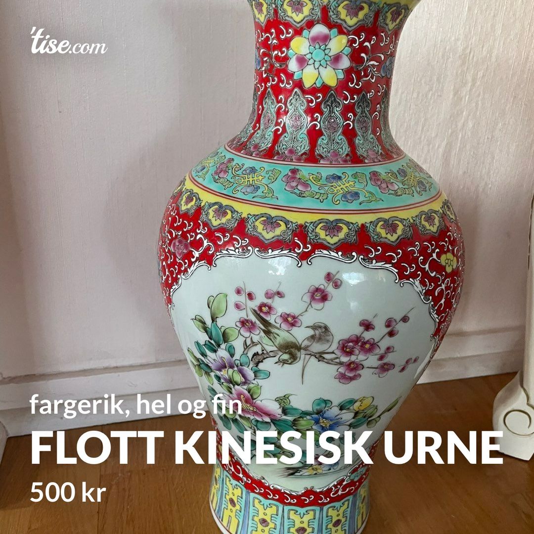 Flott kinesisk urne