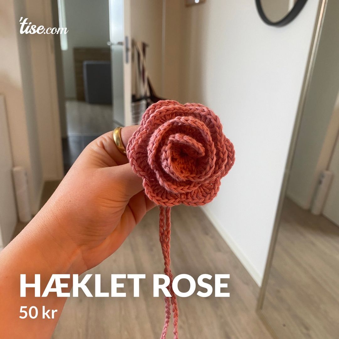 Hæklet rose