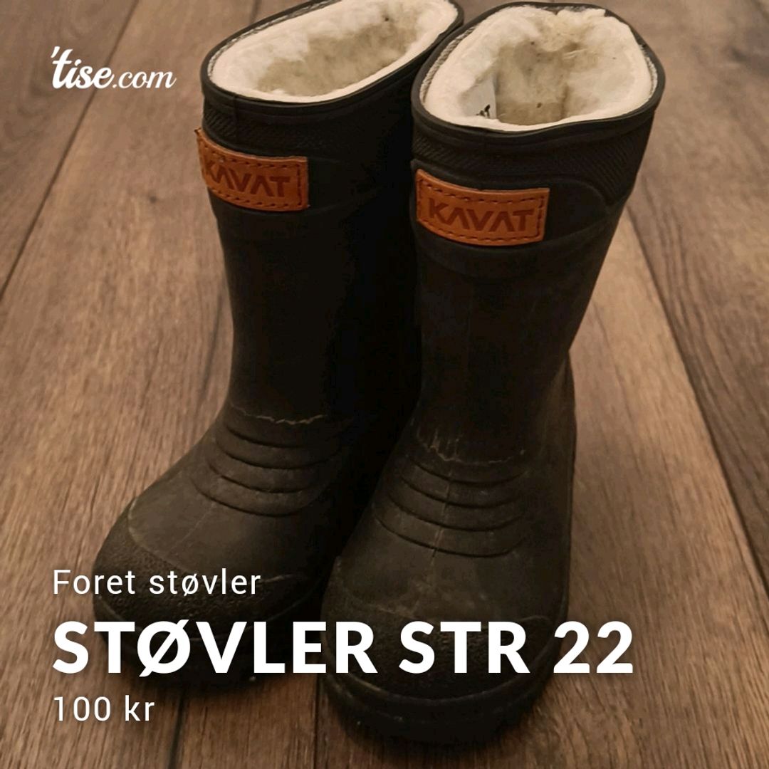 Støvler Str 22