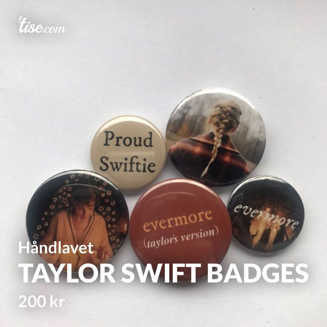 Taylor Swift badges