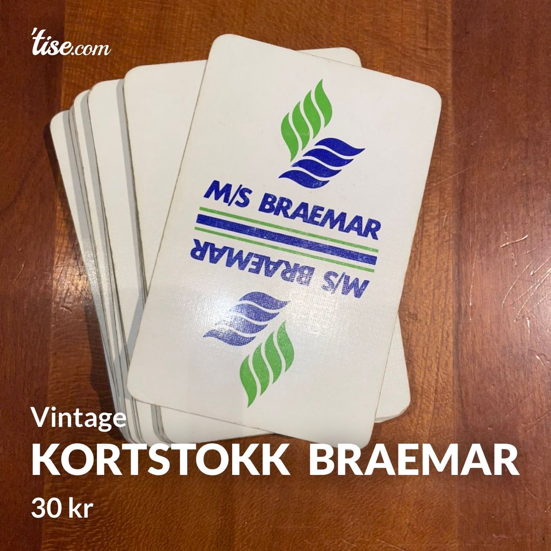 Kortstokk  Braemar