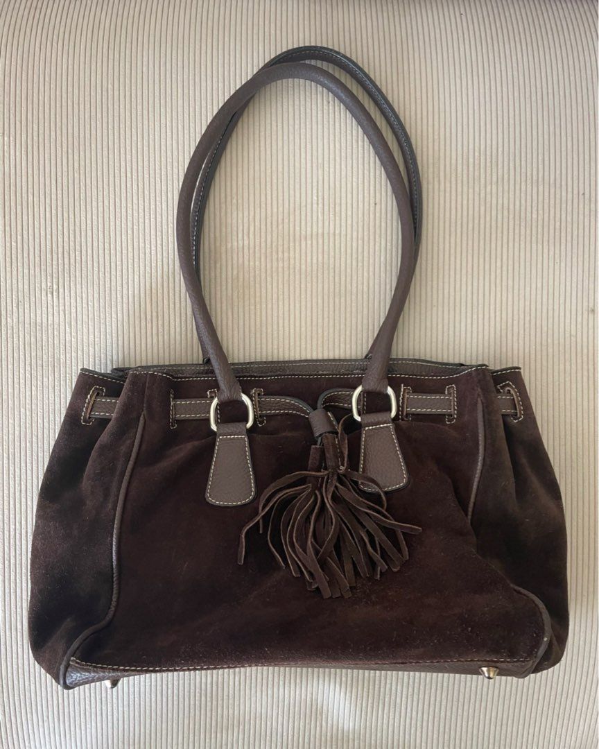 Vintage suede bag