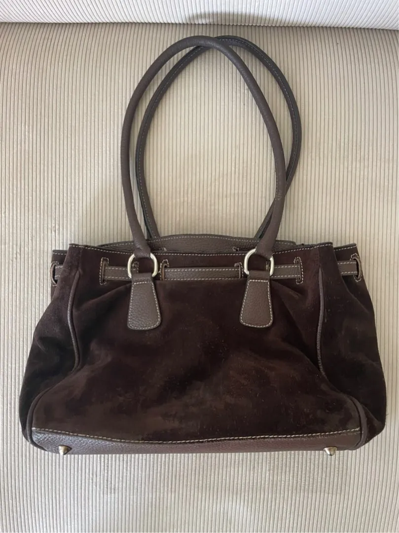 Vintage suede bag