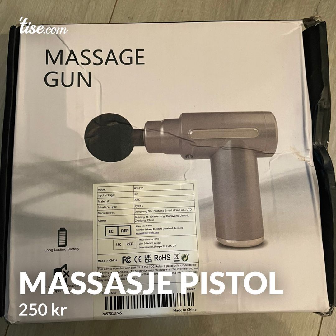 Massasje pistol