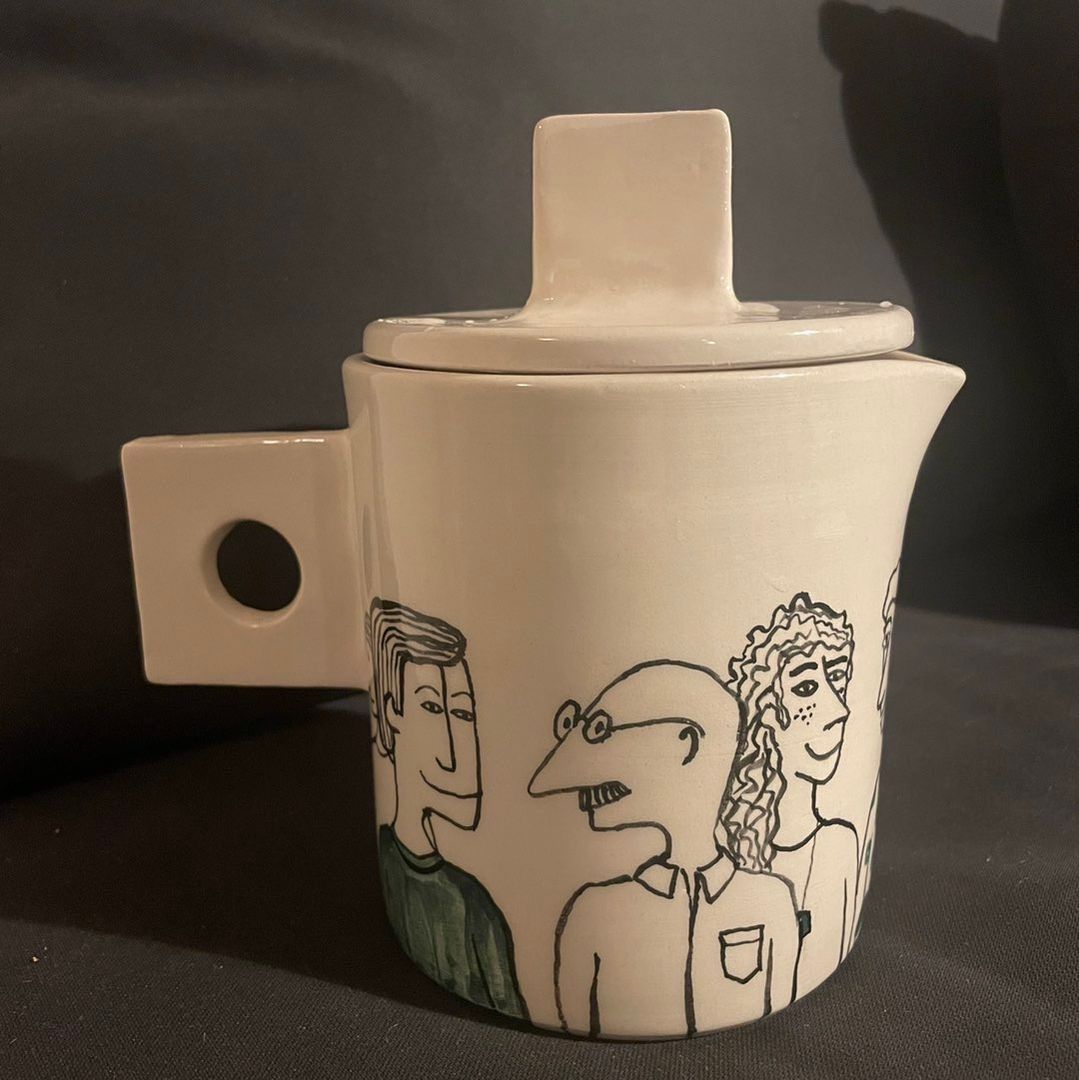 Ceramic teapot