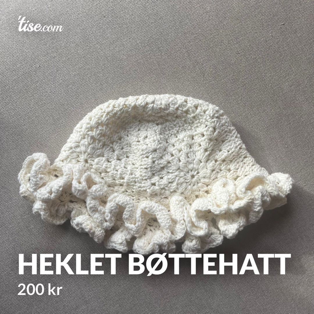 Heklet bøttehatt