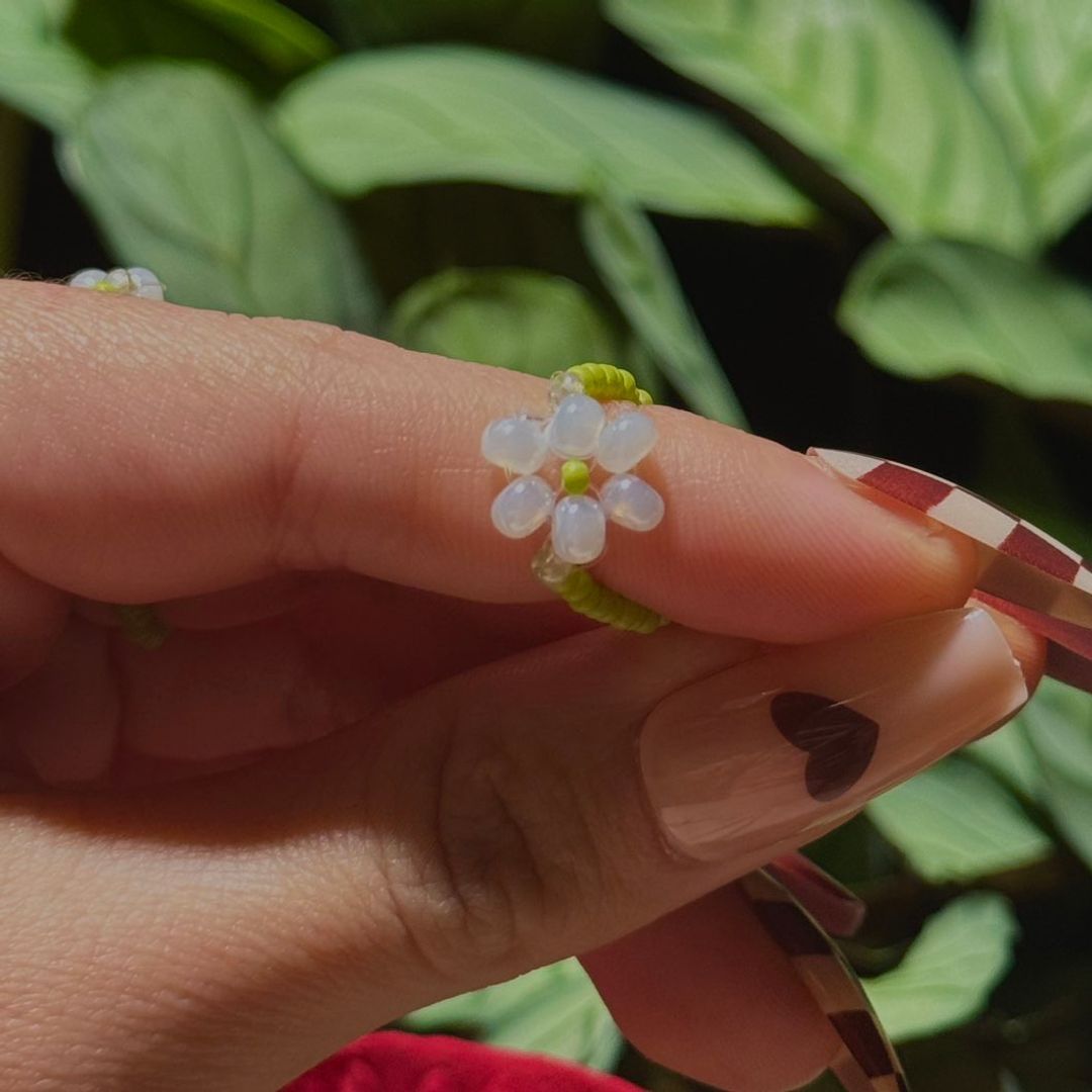 Perler ring🌼