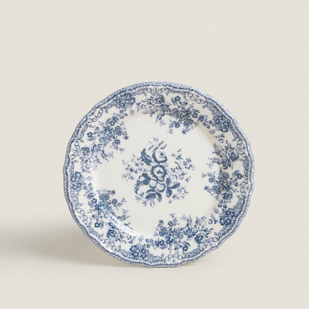 Floral plate