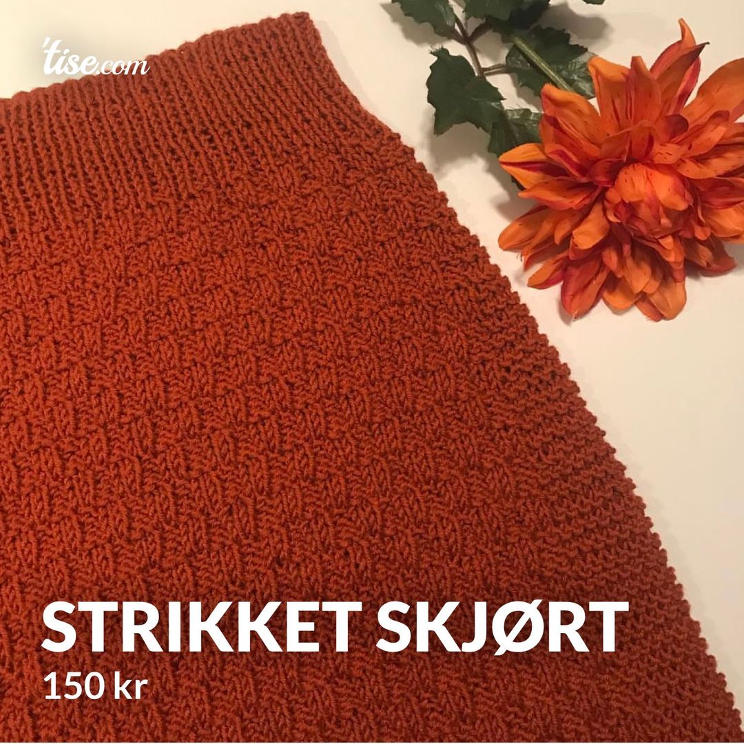 Strikket skjørt