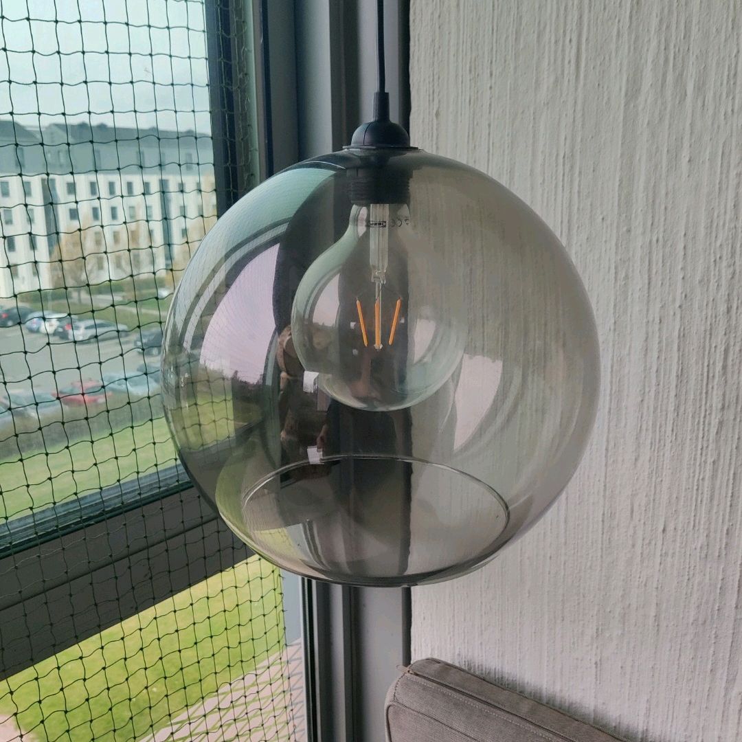 Glas Lampe