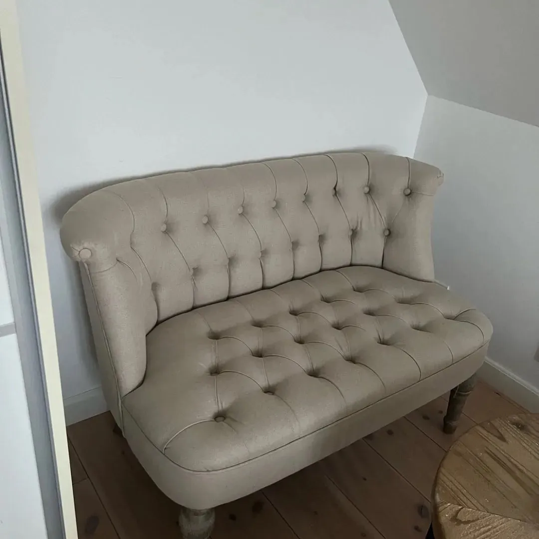 Fransk sofasæt i hør