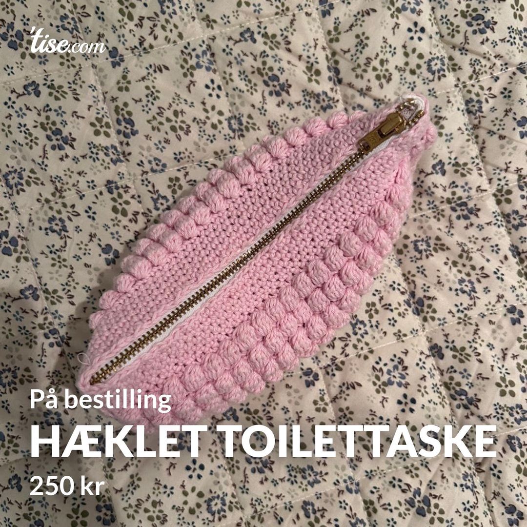 Hæklet toilettaske