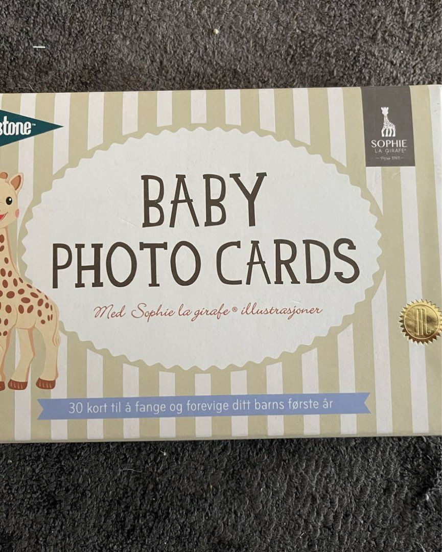 Baby photo cards