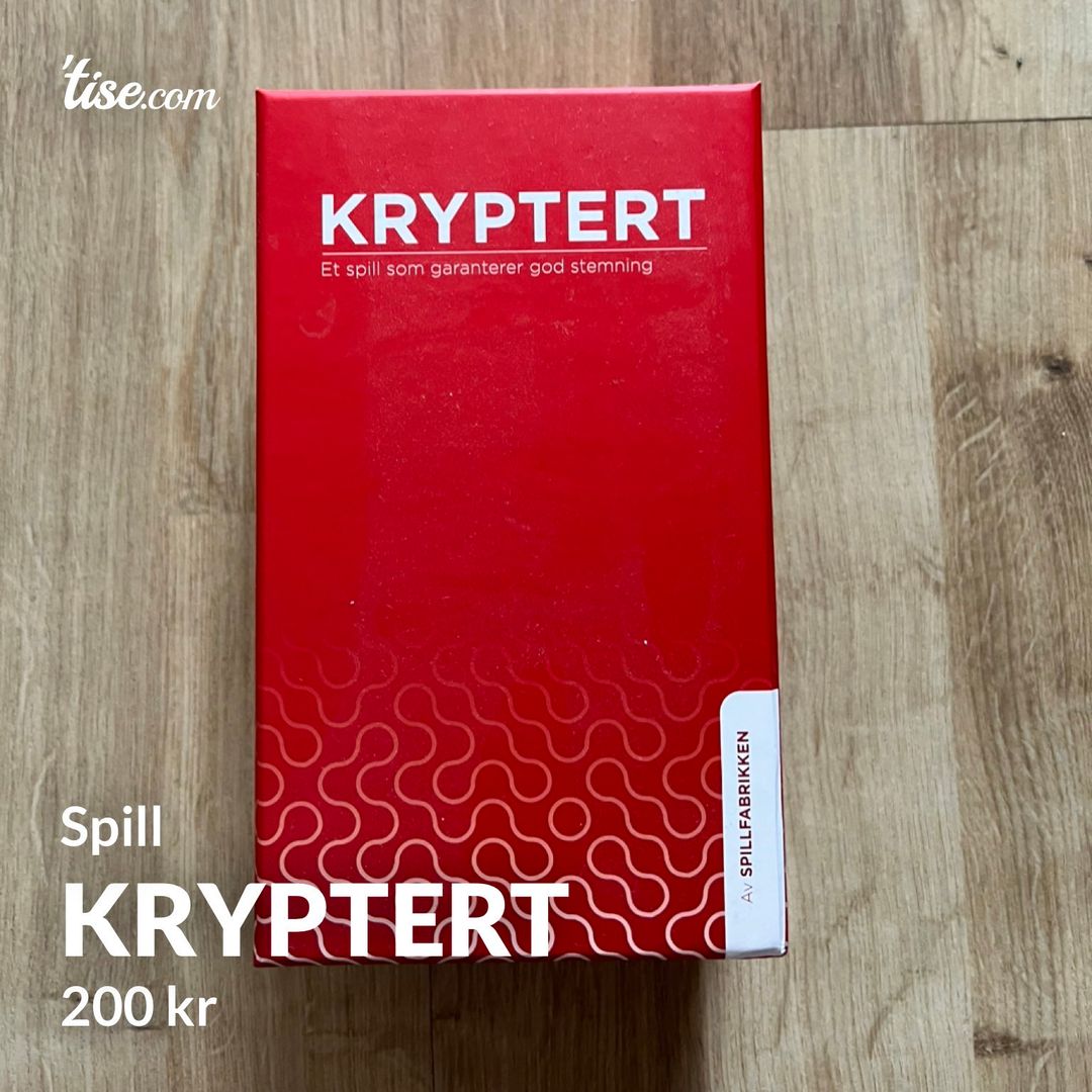 Kryptert