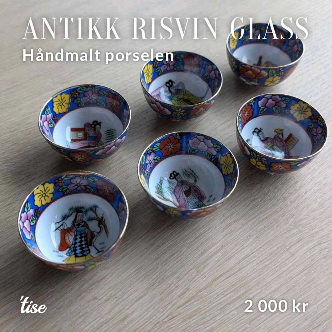 Antikk Risvin Glass