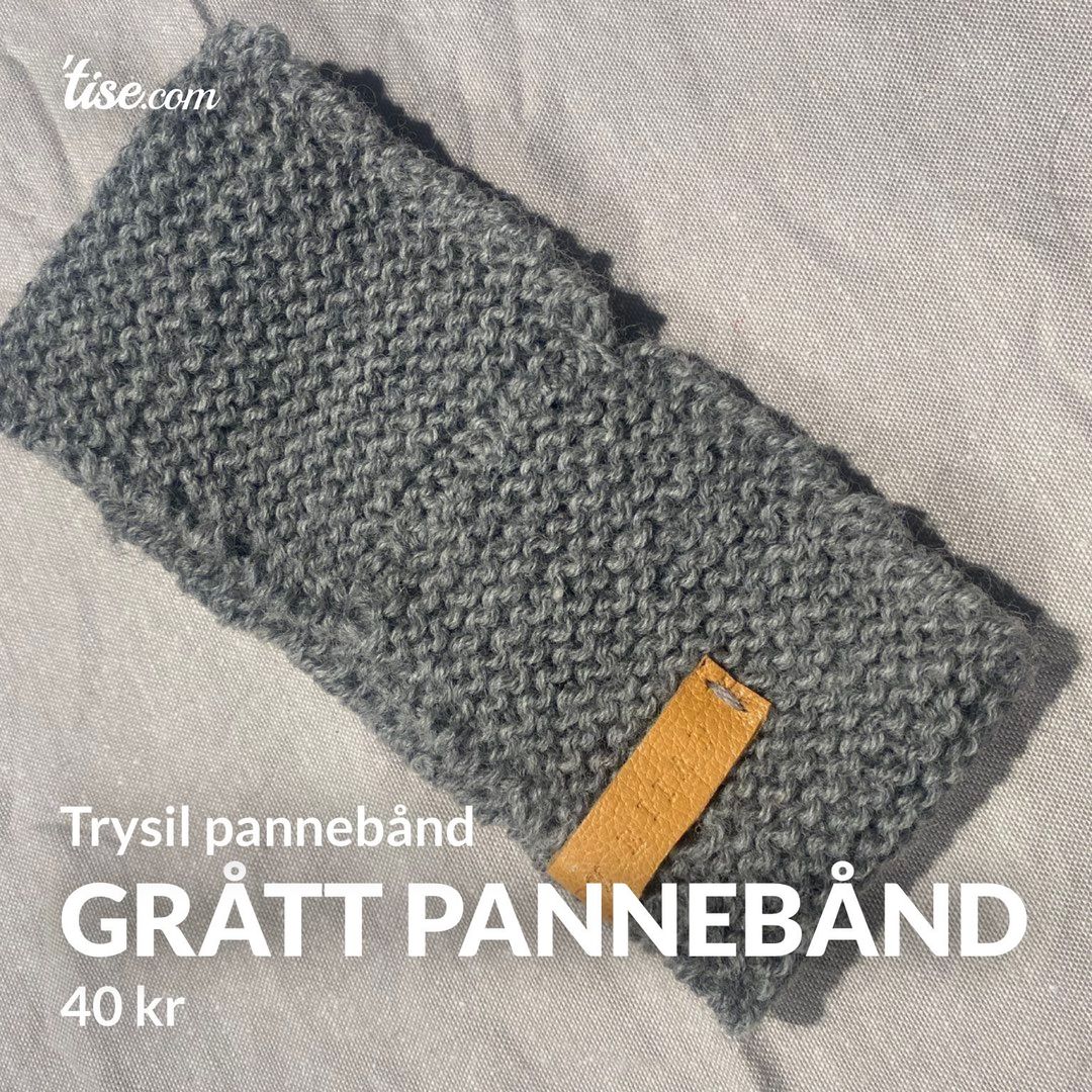 Grått pannebånd